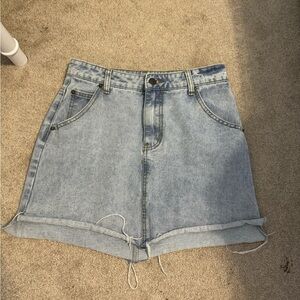 Denim skirt